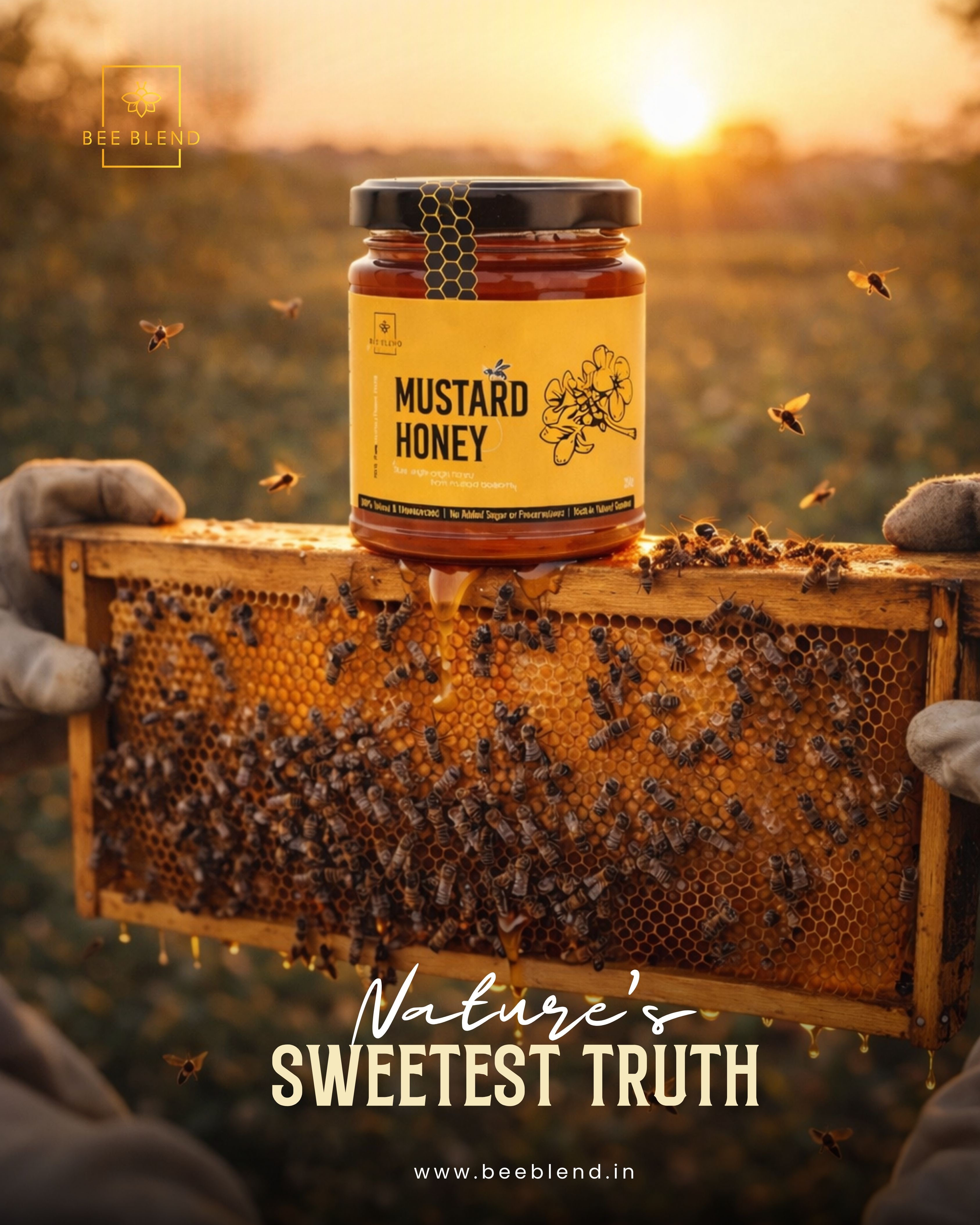Bee Blend Pure Mustard Honey